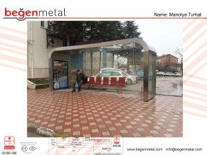 stainless bus stop                  