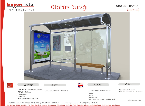 Stainless Bus Stop with Lightbox