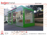 Bus Stop Shelter with Automatic Door